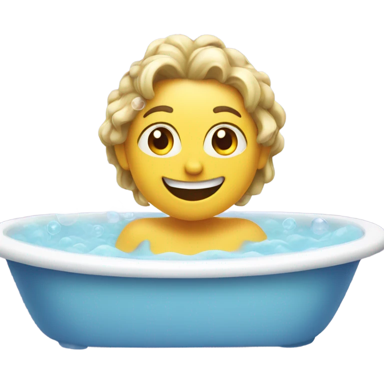 Bathtop with Bubbles  emoji