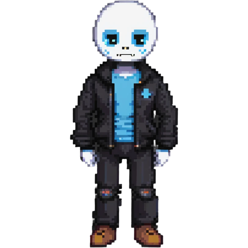 Sans character classic pose emoji