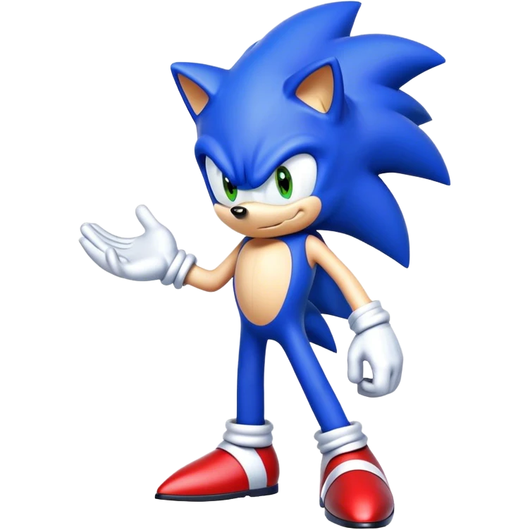 Sonic the hedgehog emoji