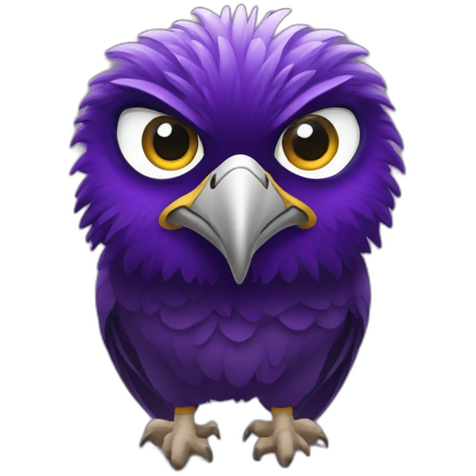 Purple Eagle Eye emoji