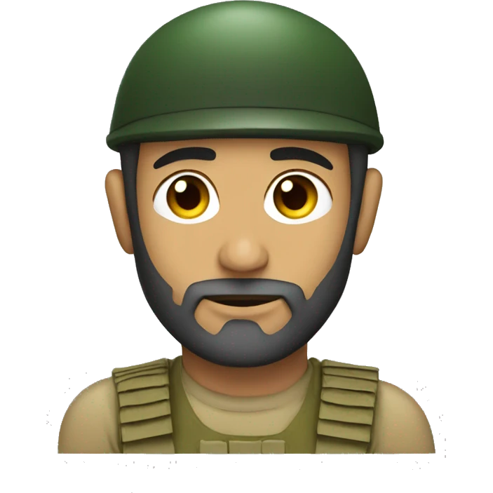 Iranian soldier emoji