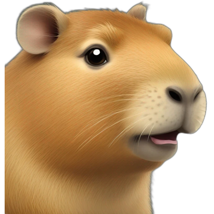 Capybara debout emoji