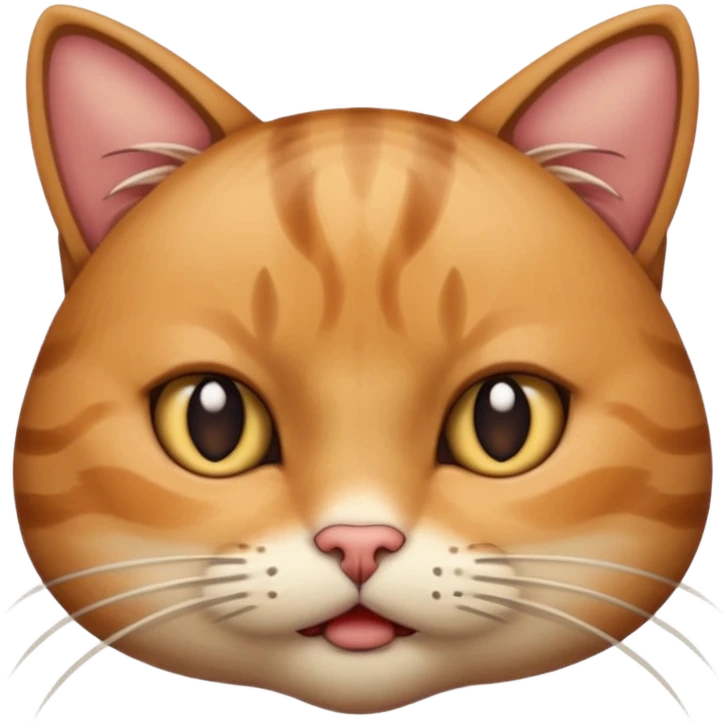 cat face worried about time emoji