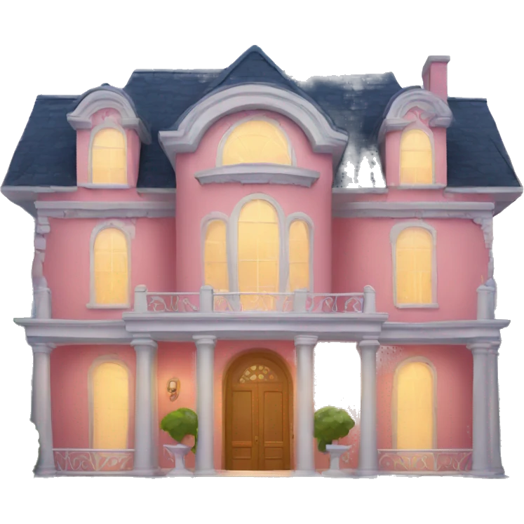 Fancy bright mansion emoji