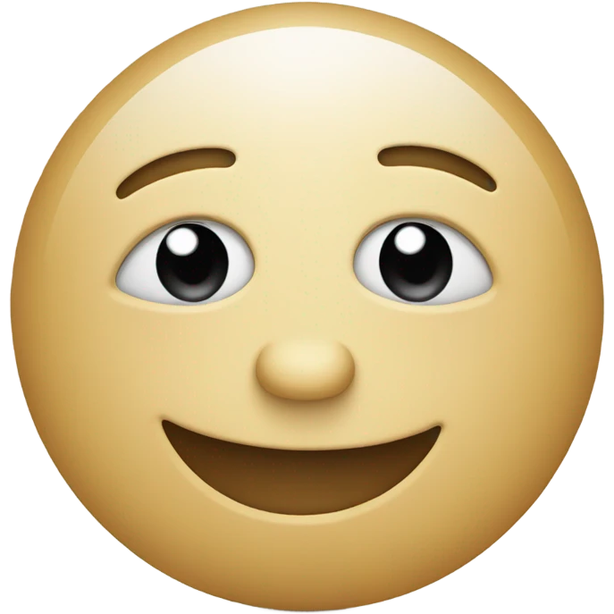 A simple smiling face with tear drop emoji