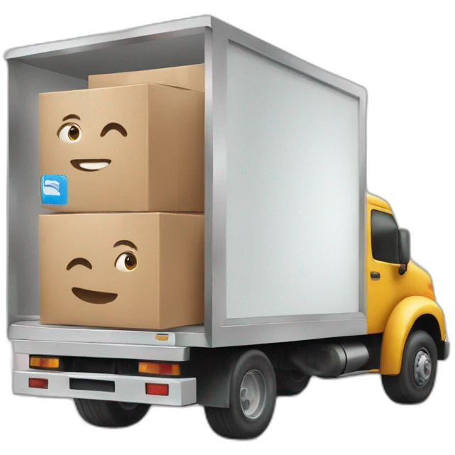 Speedy Moving truck emoji