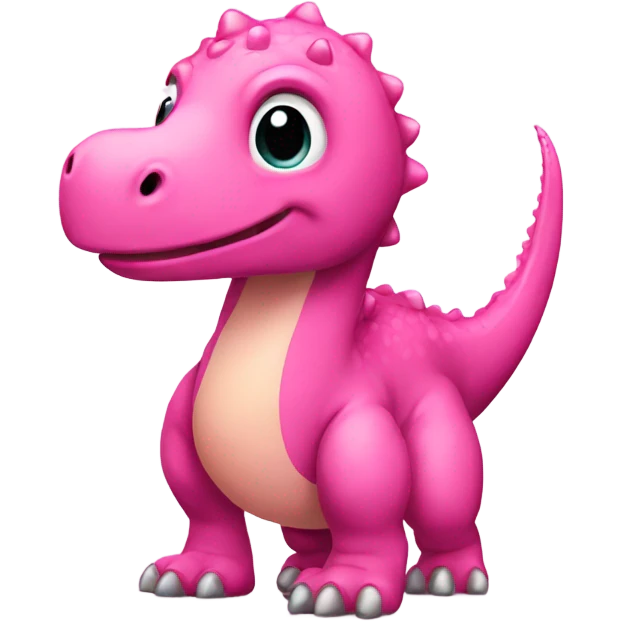 Pink dinosaur emoji