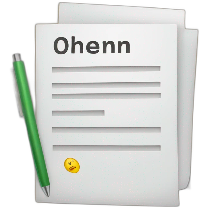 business document emoji