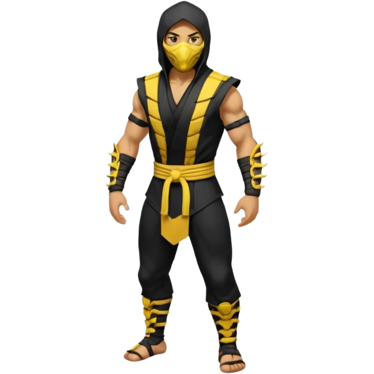 mortal kombat scorpion mdoern emoji