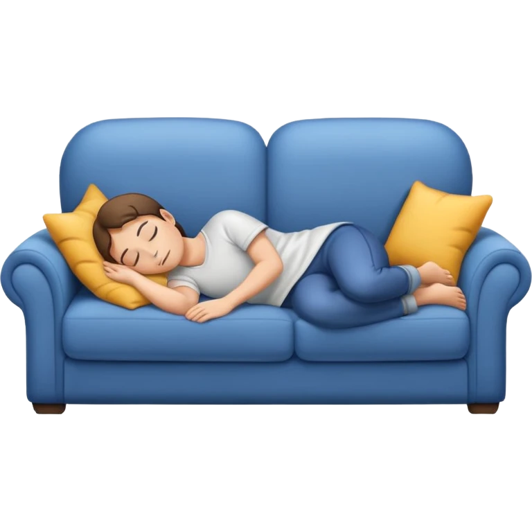 Sleeping on the couch  emoji