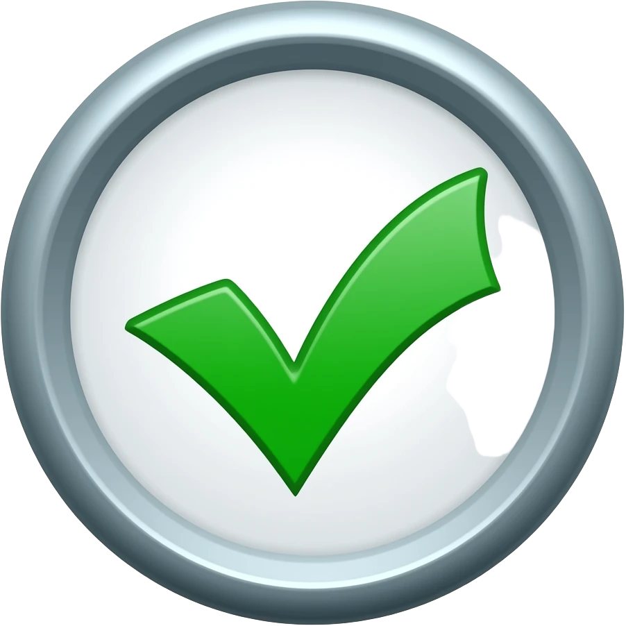 Verified button emoji