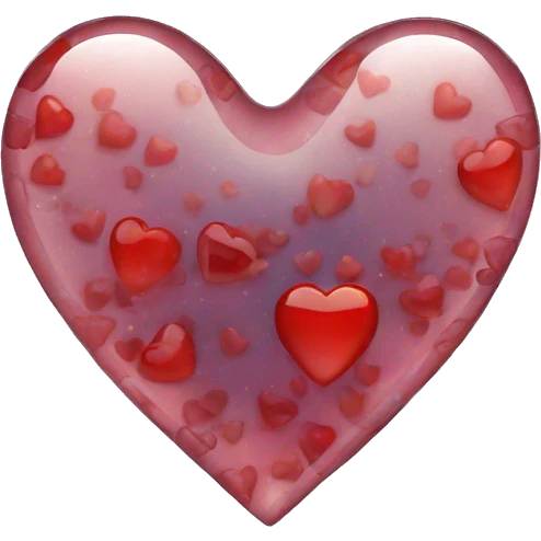 scattered glass heart emoji