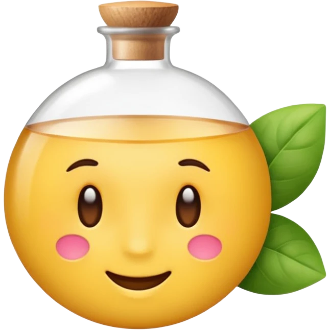 create a fragrance smelling emoji in the style of iphone emoji