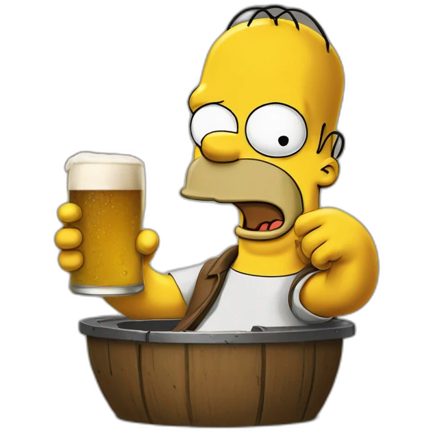 Homer-simpson-drink-beer-of-moe emoji