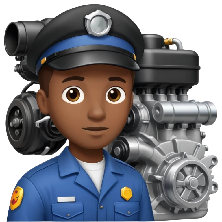 black mechanic emoji