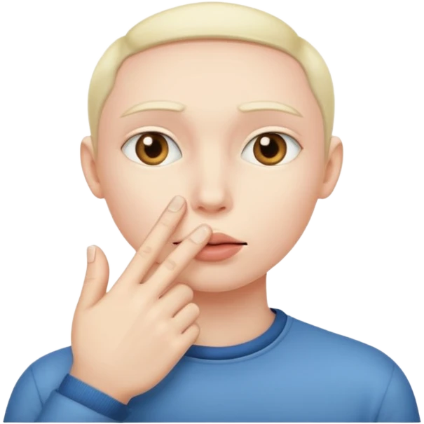 shushing finger emoji