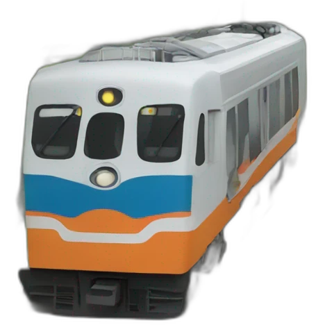 train on railway track emoji