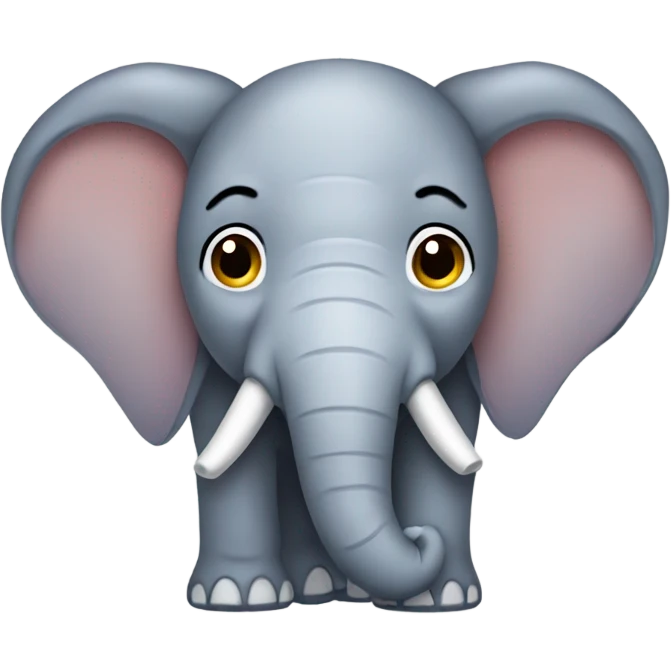Elephant with ear muffs emoji