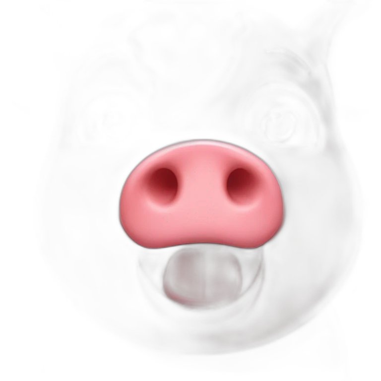 Squealing ing pig emoji