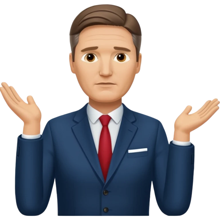 Keir Starmer headshot standing emoji