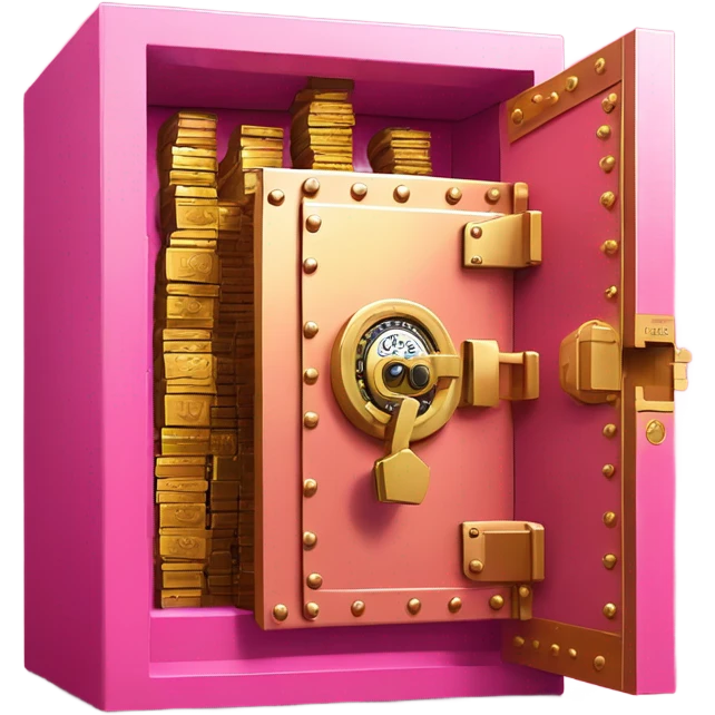 Pink Bank Vault emoji
