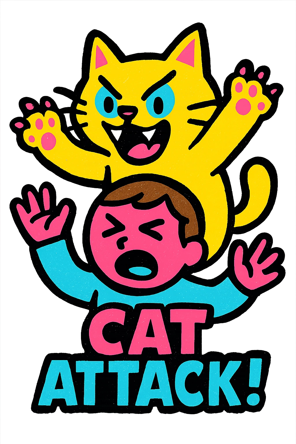 cat attack emoji