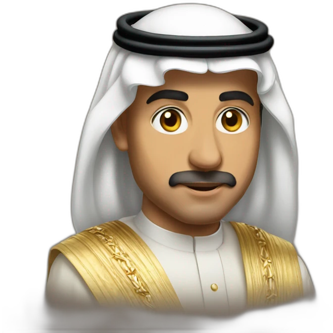 King Abdullah of Saudi Arabia emoji