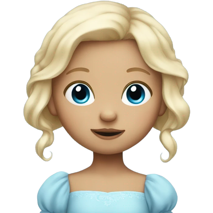 Tiny, blonde haired blue eyed fairy baby girl is awake! emoji