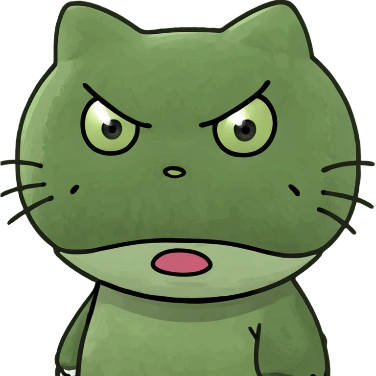 Angry hello kitty  emoji