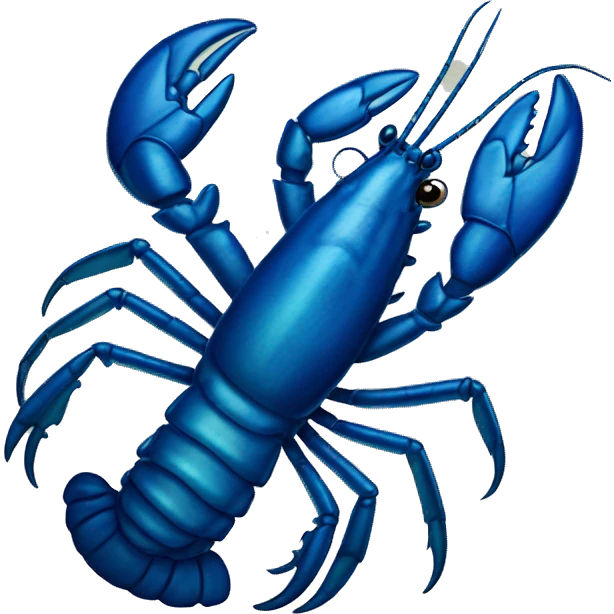 Blue Lobster  emoji