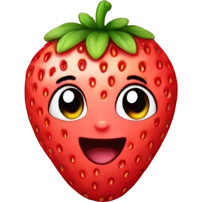 cute strawberry  emoji