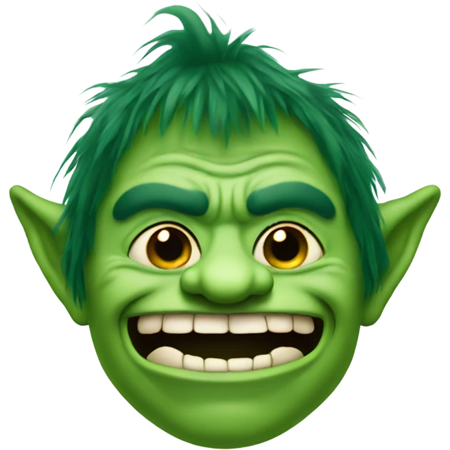 green troll face emoji