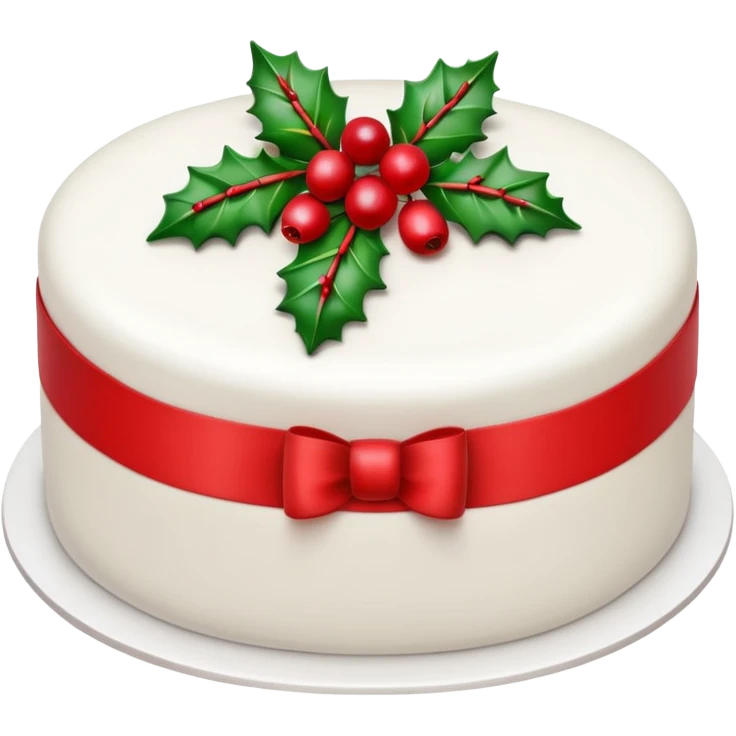 Christmas Cake emoji