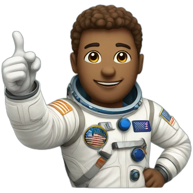 astronaut thumbs up emoji