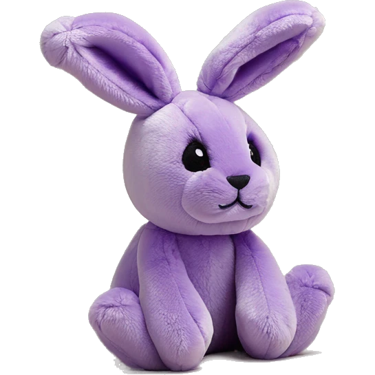 Tulip purple blossom jellycat bunny emoji