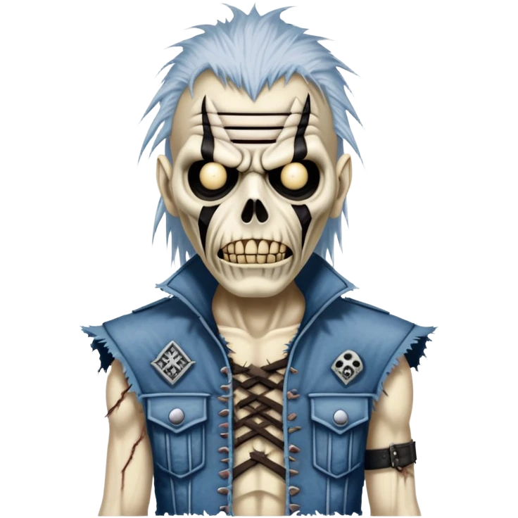 Eddie From Iron Maiden asking  emoji
