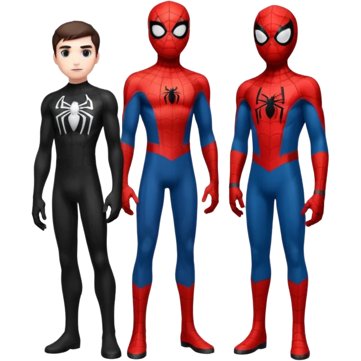 minecraft, Enderman,Herobrine spider-man emoji