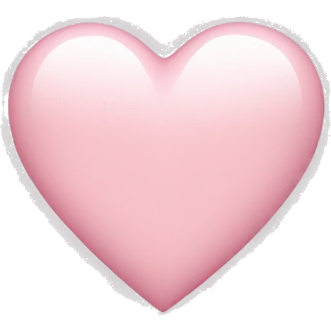 Light Pink Heart emoji