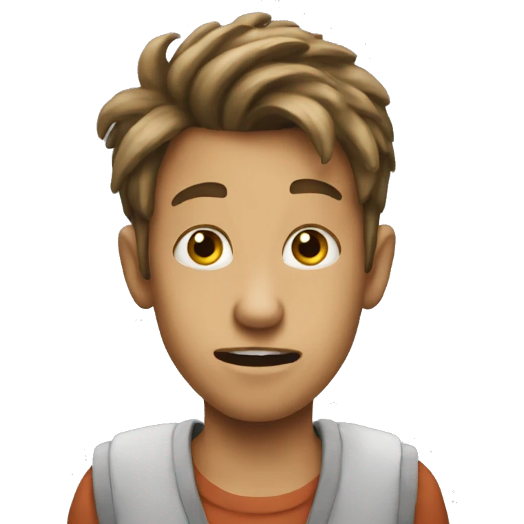 Stupid boy emoji