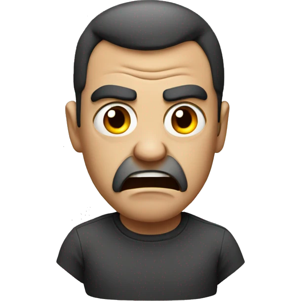 Angry man emoji