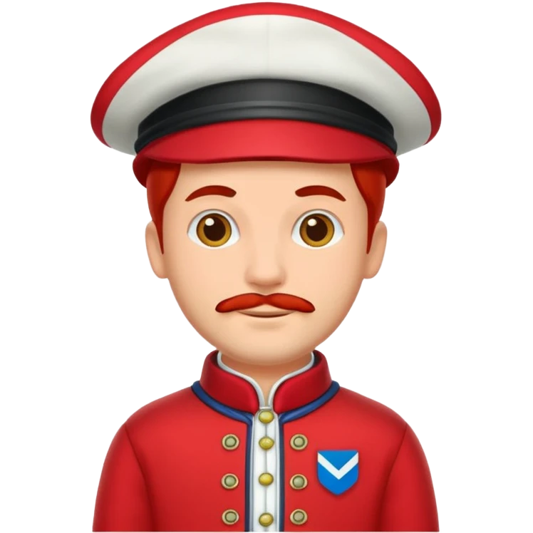 man with red dutch clothing emoji