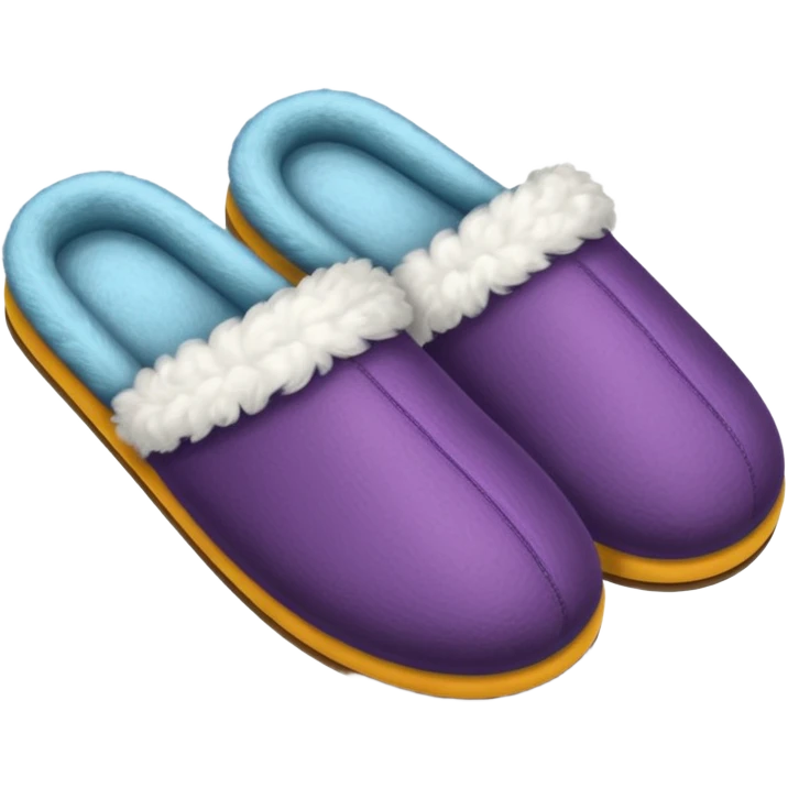 cozy slipper emoji