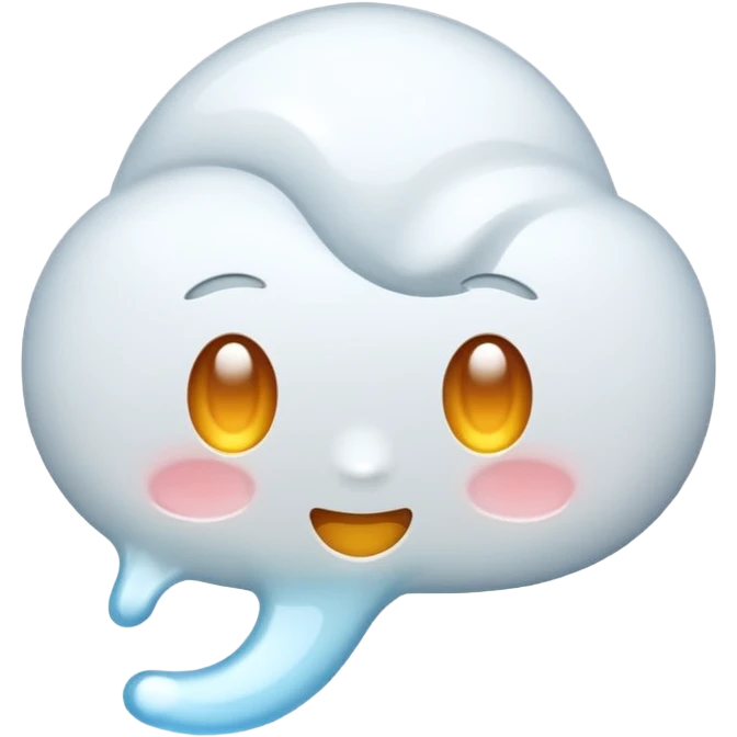 Cum falling emoji