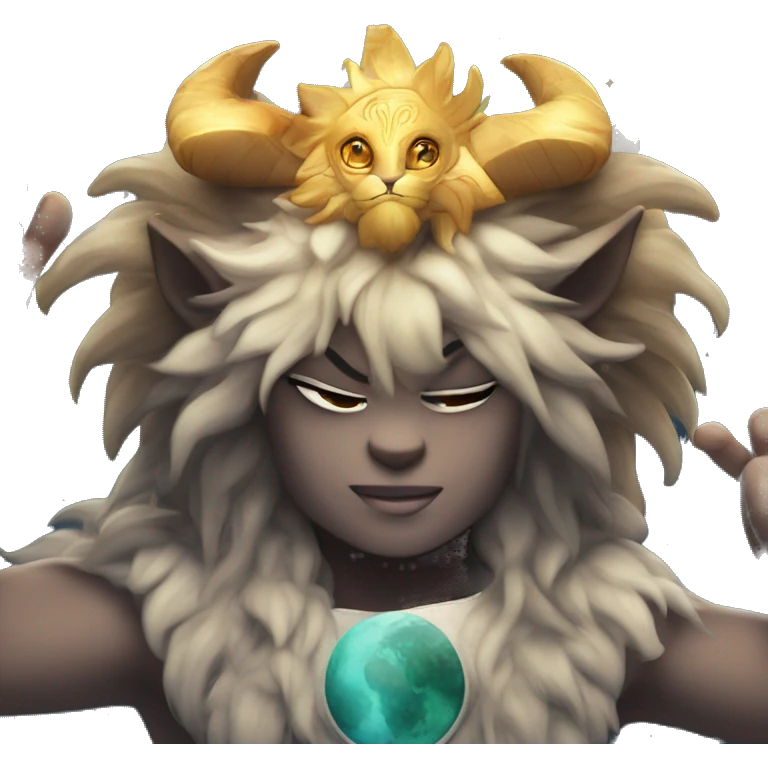 leo sun virgo moon capricorn rising as a pers emoji