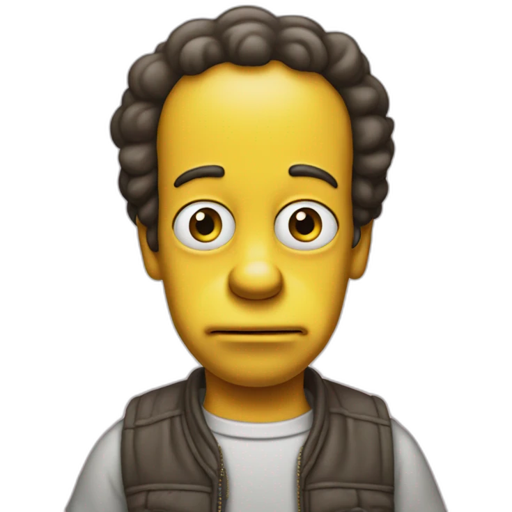 Homer Simpson as a child emoji