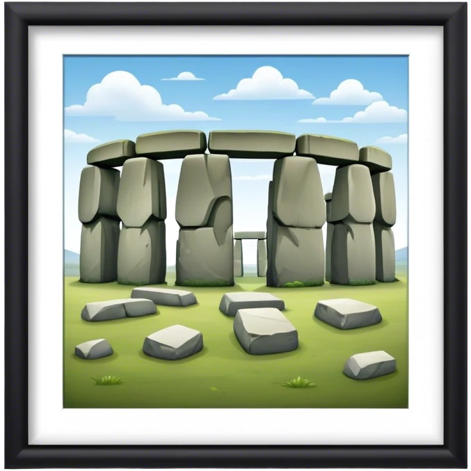 Cinematic Realistic Stonehenge Emoji emoji