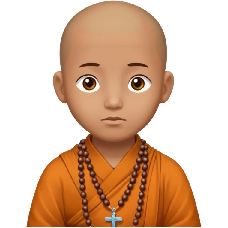  prayer beads monk emoji