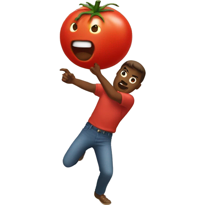 throwing tomato emoji emoji