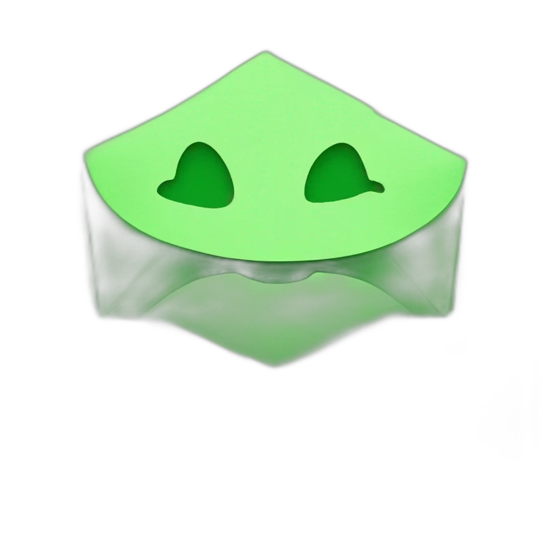 green paper emoji