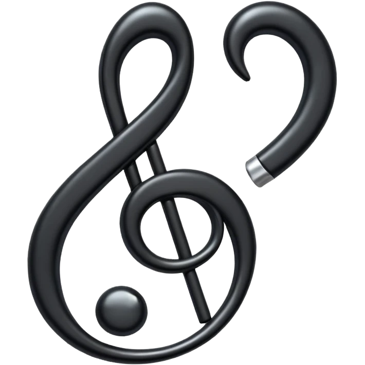 Music clef emoji